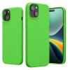 Pouzdro Kwmobile pro Apple iPhone 15, zelené, silikonové, 61953.159