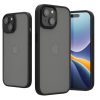 Pouzdro Kwmobile pro Apple iPhone 15, černé/průhledné, polykarbonátové, 61961.01
