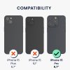 Pouzdro Kwmobile se šňůrkou na krk pro Apple iPhone 15 Pro, průhledné/černé, silikonové, 62035.01