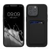 Pouzdro Kwmobile pro Apple iPhone 15 Pro Max, černé, silikonové, 62020.01