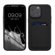 Pouzdro Kwmobile pro Apple iPhone 15 Pro Max, černé, silikonové, 62020.01