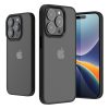 Pouzdro Kwmobile pro Apple iPhone 15 Pro Max, černé/průhledné, polykarbonátové, 61964.01