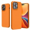 Pouzdro Kwmobile pro Apple iPhone 15 Pro, oranžové, silikonové, 61959.15