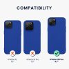 Silikonový kryt Kwmobile pro Apple iPhone 15 Plus, modrý, 61958.134