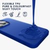 Silikonový kryt Kwmobile pro Apple iPhone 15 Plus, modrý, 61958.134