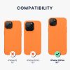 Pouzdro Kwmobile pro Apple iPhone 15 Plus, oranžové, silikonové, 61958.15