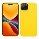 Pouzdro Kwmobile pro Apple iPhone 15, žluté, silikonové, 61953.165