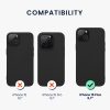Pouzdro Kwmobile pro Apple iPhone 15 Plus, černé, silikonové, 61958.47