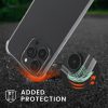 Pouzdro Kwmobile se šňůrkou na krk pro Apple iPhone 15 Pro, průhledné/zlaté, silikonové, 62031.21