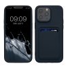 Pouzdro Kwmobile pro Apple iPhone 15 Pro Max, tmavě modré, silikonové, 62020.17