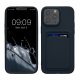 Pouzdro Kwmobile pro Apple iPhone 15 Pro Max, tmavě modré, silikonové, 62020.17