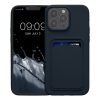 Pouzdro Kwmobile pro Apple iPhone 15 Pro Max, tmavě modré, silikonové, 62020.17