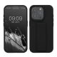 Pouzdro Kwmobile pro Apple iPhone 15 Pro, černé, silikonové, 62015.01
