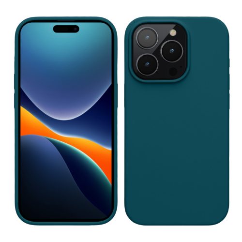 Pouzdro Kwmobile pro Apple iPhone 15 Pro, modré, silikonové, 61955.57