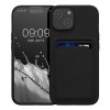 Pouzdro Kwmobile pro Apple iPhone 15, černé, silikonové, 62017.01