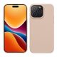 Pouzdro Kwmobile pro Apple iPhone 15 Pro Max, krémové, silikonové, 61960.225