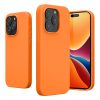 Pouzdro Kwmobile pro Apple iPhone 15 Pro, oranžové, silikonové, 61955.15