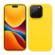 Pouzdro Kwmobile pro Apple iPhone 15 Pro, žluté, silikonové, 61955.165