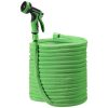 Furtun de gradina extensibil Navaris 15-30m, cu pistol stropire 10 functii, 61949.04