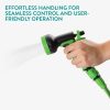 Furtun de gradina extensibil Navaris 15-30m, cu pistol stropire 10 functii, 61949.04