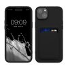 Pouzdro Kwmobile pro Apple iPhone 15 Plus, černé, silikonové, 62018.01