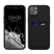 Pouzdro Kwmobile pro Apple iPhone 15 Plus, černé, silikonové, 62018.01