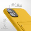 Pouzdro Kwmobile pro Apple iPhone 11, žluté, silikonové, 55114.165