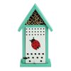 Casa pentru buburuze Navaris cu tuburi pentru albine, 14.5x9x24.5 cm, NAV000025VE001C