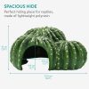 Ascunzatoare cactus pentru reptile Navaris, 22.5x22x10 cm, NAV000025VG001C