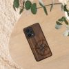 Kryt Kwmobile pro Xiaomi Redmi Note 12 Pro 5G, hnědo-modrý, dřevo, KWM000018BW004C