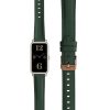 Řemínek Kwmobile pro Huawei Watch Fit mini, zelená/hnědá, přírodní kůže, KWM0000174K006C