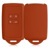 Kryt na klíče od auta Kwmobile pro Renault 4 Buttons - Smart Key, Oranžový, Silikon, KWM000009SO043C