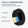 Sada 2 ušních polštářků Kwmobile Cooling Gel pro Beyerdynamic DT 880, černá, eko kůže, KWM000024SD001C