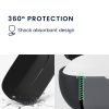 Pouzdro na sluchátka Kwmobile pro Jabra Elite 4, černé, silikonové, KWM000024SI001C