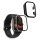 Sada 2 ks krytů Kwmobile s bezpečnostním sklem pro Haylou GST Lite/LS13, Transparent/Black, Plastic, KWM000024TF001C