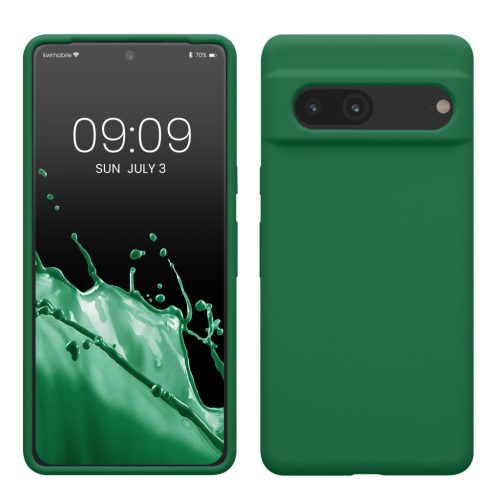 Pouzdro Kwmobile pro Google Pixel 7, zelené, silikonové, KWM0000171I038C