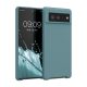 Pouzdro Kwmobile pro Google Pixel 6, tmavě zelené, silikonové, KWM000013EZ058C