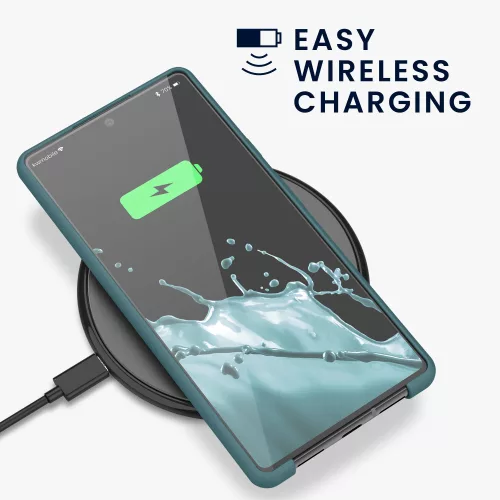 Pouzdro Kwmobile pro Google Pixel 6, tmavě zelené, silikonové, KWM000013EZ058C