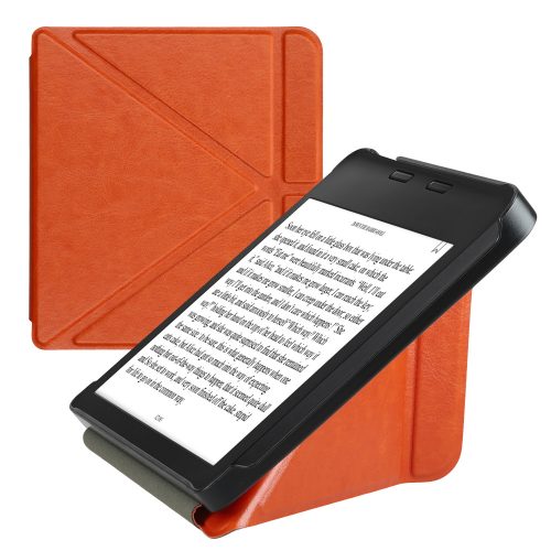 Kryt Kwmobile pro Kobo Libra 2, hnědý, ekokůže, KWM000014AZ018C