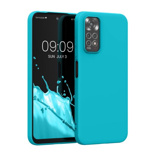 Kryt Kwmobile pro Xiaomi Redmi Note 11/Redmi Note 11s, světle modrý, silikon, KWM0000150V053C