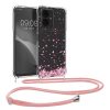 Kryt Kwmobile pro Motorola Moto G14, průhledný/růžový, silikon, KWM000022NB001C