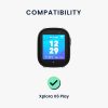 Sada 2 řemínků Kwmobile velikosti S pro Xplora X6 Play, černá/tmavě modrá, silikon, KWM000024UB001C