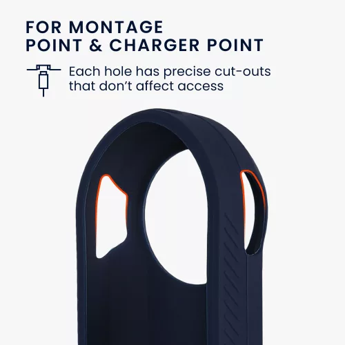 Ochranné pouzdro Kwmobile pro Garmin Varia RTL515, tmavě modré, silikonové, KWM000024US002C