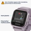 Sada 2 ks ochranných fólií Kwmobile pro Garmin Venu Sq 2 Music, průhledná/černá, polymer, KWM000024UU001C