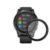 Sada 2 ks ochranných fólií Kwmobile pro Garmin Vivoactive 4, transparentní/černá, polymer, KWM000024UX001C