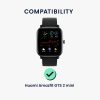 Sada 2 ks ochranných fólií Kwmobile pro Amazfit GTS 2 Mini, transparentní/černá, polymer, KWM000024VG001C