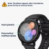 Sada 2 ks ochranných fólií Kwmobile pro Huawei Watch GT 3 (42mm), transparentní/černá, polymer, KWM000024VW001C