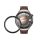 Sada 2 ks ochranných fólií Kwmobile pro Huawei Watch 4 Pro, transparentní/černá, polymer, KWM000024VZ001C