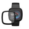 Sada 2 ks ochranných fólií Kwmobile pro Fitbit Versa 4/Sense 2, transparentní/černá, polymer, KWM000024WK001C