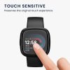 Sada 2 ks ochranných fólií Kwmobile pro Fitbit Versa 4/Sense 2, transparentní/černá, polymer, KWM000024WK001C